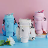 Carrier Bag For 40 OZ Tumbler With Phone Pocket Black