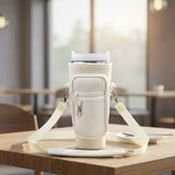 Carrier Bag For 40 OZ Tumbler With Phone Pocket Black