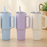 Travel Tumbler 40 OZ with Straw - Hot & Cold Stainless Steel Bottle