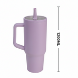 Travel Tumbler 40 OZ with Straw - Hot & Cold Stainless Steel Bottle