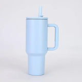 Travel Tumbler 40 OZ with Straw - Hot & Cold Stainless Steel Bottle