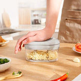 Manual Hand Pull Vegetable & Garlic Chopper Multi Use Food Cutter