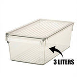 Limon Stackable Clear Storage Organizer With Lid