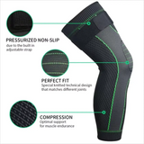 Pre Pressurized Sports Knee Pad Adjustable Support for Running, Basketball & Gym