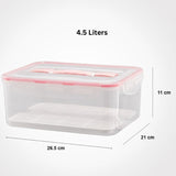 Limon Lockable 4.5 Litres Airtight Plastic Storage Box