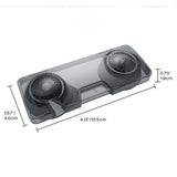 Transparent Fridge & Freezer Black Lock