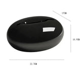 Double Layer Tissue Box Holder Black Facial Tissue Dispenser