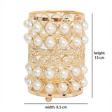 Metal Makeup Brush Holder Round
