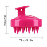 Shampoo Scalp Massager Brush – Soft Silicone Bristles