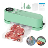 Cordless Mini Vacuum Sealer – Rechargeable Handheld Food Bag Sealer