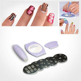 Salon Express Nail Stamping Kit Easy Nail Art Design Set