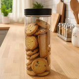 Transparent Storage Jar with Lid 1500 ml