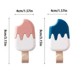 Popsicle Hanging Hooks 2 Piece Decorative Wall Hooks