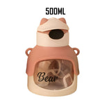 Bear Shaped Plastic Water Bottle 500 ML