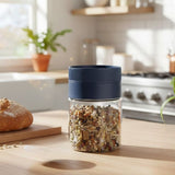 Ziba Airtight 160 ML Plastic Jar With Lid