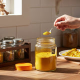 Ziba Airtight 160 ML Glass Jar  With Lid Small
