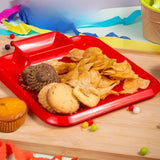 Snack Plate Square 2 Pieces Set, Serving Plates for Home & Parties