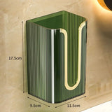 Wall Mounted Transparent Tissue Box  Space Saving Tissue Holder