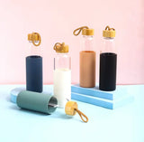 Glass Bottle with Wooden Cap 500 ML