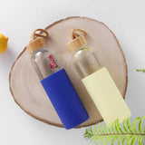 Glass Bottle with Wooden Cap 500 ML