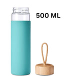 Glass Bottle with Wooden Cap 500 ML