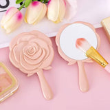 Handheld Compact Mirror with Handle – Personal Makeup & Travel Mirror