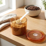Acrylic Round Spice Storage Jar – Clear Kitchen Organizer