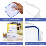 3 PCS Airtight Food Container Box – Kitchen Storage Set