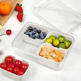 4 Compartment Snack Storage Box – Food Organizer Container