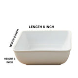 Trifle Dessert White Serving Bowl