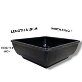 Trifle Dessert Black Serving Bowl