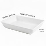 Melamine White Dish One Piece for Serving