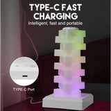 Triangle Rainbow Night Light Colorful LED Decor Lamp