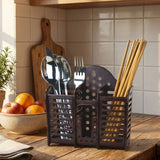 Plastic Spoon Holder Multi Purpose Kitchen Utensil Organizer