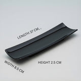 Melamine Black Tray One Piece for Serving
