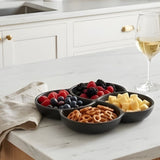 Four Section Melamine Dry Fruit Serving Dish