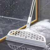 Magic Rotatable Bathroom Broom & Wipe
