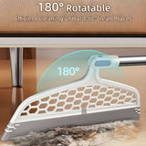 Magic Rotatable Bathroom Broom & Wipe