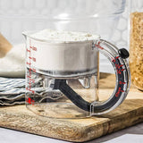 Acrylic 4 In 1 Measuring Cup for Kitchen Use