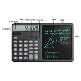 Portable Calculator with Writing Tablet  12 Digit Large LCD