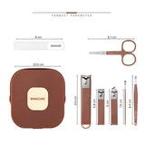 7 PCS Anti Splash Nail Clipper & Manicure Protection Set