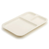 Melamine Cream Serving Tray for Fast Food and Restaurant Use