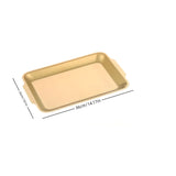 Golden Serving Tray Stainless Steel