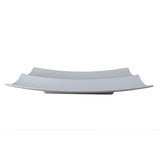 Melamine Double White Tray For Serving