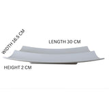 Melamine Double White Tray For Serving