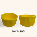 Melamine 3 Inch Ramekin Yellow Bowl Serving Bowl