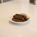 Melamine White Leaf Small Platter For Serving