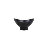 Melamine Lotus Small Serving Black Bowl