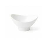 Melamine Lotus Medium Serving White Bowl