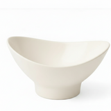 Melamine Lotus Large Serving Cream Bowl
